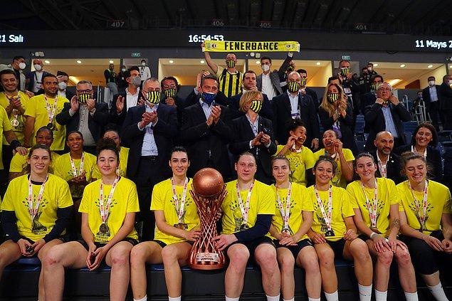 Fenerbahçe Öznur Kablo, bu sezon play-off ve final maçları dahil oynadığı 34 maçın 34'ünü de kazandı.