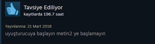 16. Üst düzey bir bağımlılık