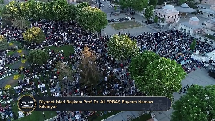 Binlerce Kişi Katıldı! Ayasofya'da 87 Yıl Sonra İlk Bayram Namazı