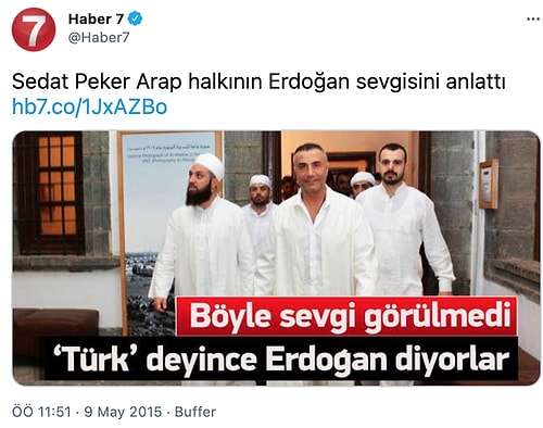 Gün Geçmiyor ki Birileri Kandırılmasın: Yandaş Medya Kuruluşlarının Geçmişte Paylaştığı Sedat Peker Tweetleri