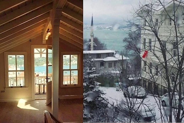 5. Sinem Kobal ve Kenan İmirzalıoğlu'nun boğazı gören lüks villası: