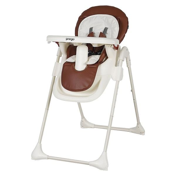 13. Mama sandalyesinin ayak uçlarındaki kaymayı önleyici plastikler ve 5 noktalı emniyet kemeri ile son derece güvenli ve de ekonomik bir mama sandalyesi.