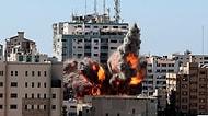 İsrail Gazze'de Medya Kuruluşlarının Olduğu Binayı Vurdu