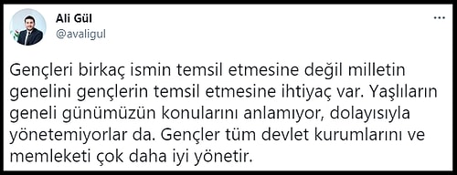 Taylan Yıldız'ın 'Gençleri Temsil Edecek Siyasetçi Nasıl Olmalı?' Sorusuna Gelen Cevaplar