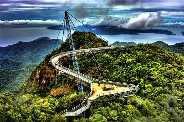 7. Langkawi Gökyüzü Köprüsü - Langkawi Adası, Malezya