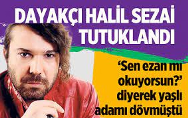 Sanatçı Halil Sezai'nin komşusuyla yaptığı kavga videosunu kesilmiş haliyle yayınlayıp, sanatçıyı din üzerinden hedef göstermesi de yine Hadi Özışık'la ilgili vahim iddialardan.