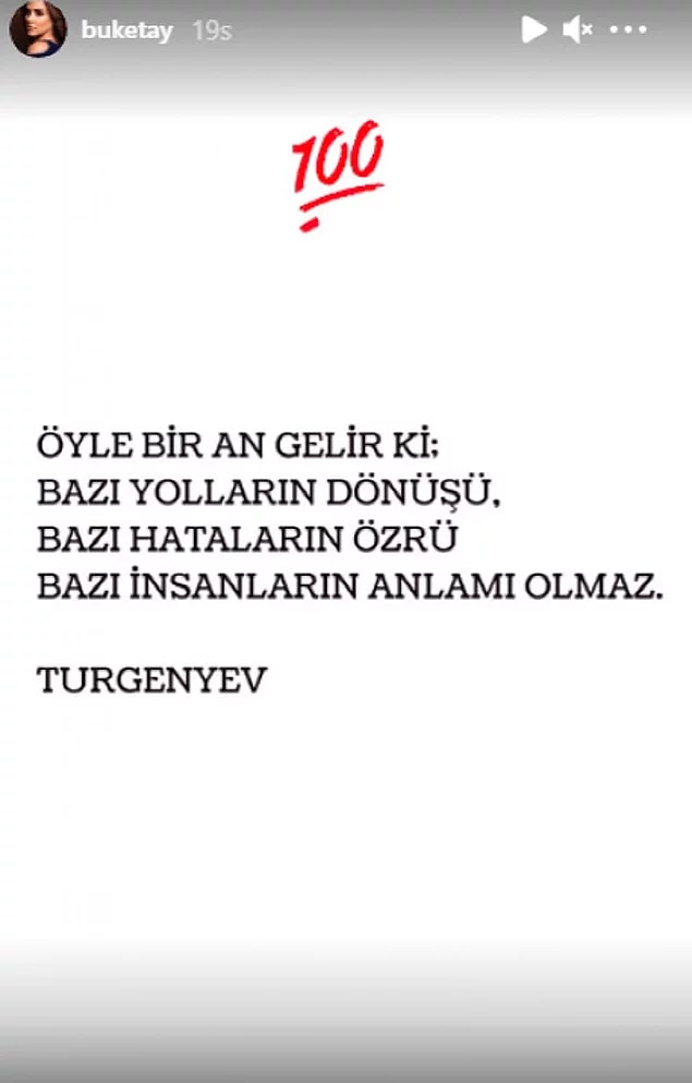 Ancak Emir Sarıgül'ün evlilik teklifini kariyer kaygısı nedeniyle reddeden Buket Aydın, ilişkilerine bir son vermişti.