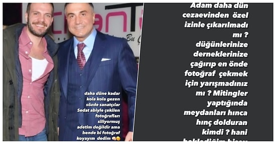 Ünlüler Fotoğraflarını Bir Bir Silerken Tolga Karel'den Sedat Peker'e Övgüler: "Adamdır!"