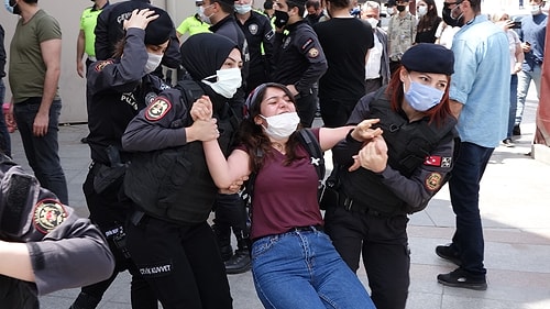 Taksim'deki İsrail Protestosunda 15 Gözaltı