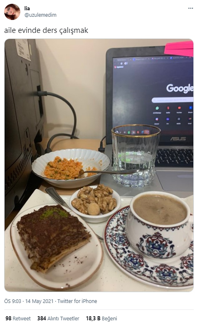 5. Bir öğün bitmeden diğer öğüne geçilen aile evleri. :)