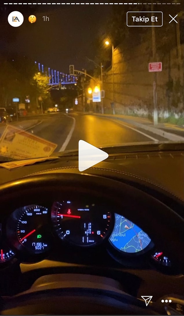 Paylaşılan videolardan birinde ise, araçtaki milletvekili kimlik kartı dikkat çekti.