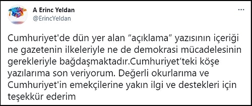 Cumhuriyet Gazetesinde 'Can Dündar' Depremi: İki İsim Yazılarını Sonlandırdı