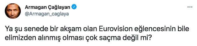 Bildiğiniz gibi Türkiye yıllardır bu yarışmaya katılmıyor. Buna rağmen sosyal medyada günün en çok konuşulan konuları arasına girdi. İnsanlar, sanki Türkiye de katılmış gibi heyecanla yarışmayı takip etti.