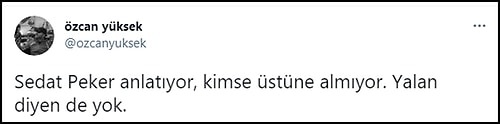 Sedat Peker'in Yeni İddiaları İçin Sosyal Medyada Ne Dediler?