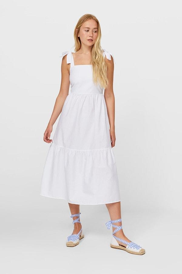 6. Tek bir beyaz elbise alacak olsam tercihim bu olurdu.