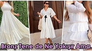 Sizi Bir Melek Gibi Hissettirecek 19 Beyaz Elbise