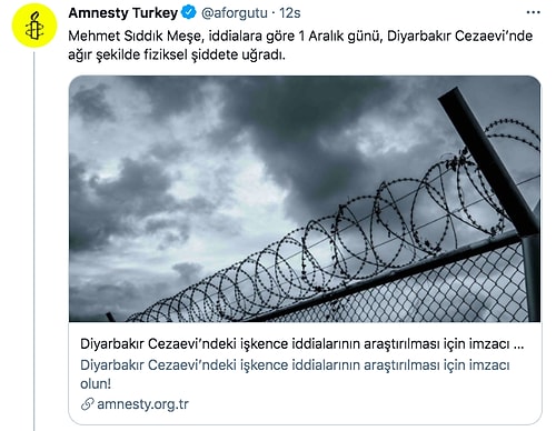 Af Örgütü Süleyman Soylu'nun Canlı Yayındaki Beyanlarını Twitter'dan Raporlar Yayınlayarak Yalanladı