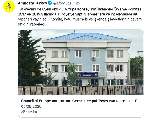 Af Örgütü Süleyman Soylu'nun Canlı Yayındaki Beyanlarını Twitter'dan Raporlar Yayınlayarak Yalanladı