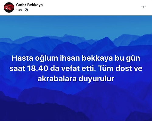 İntihar Eden 24 Yaşındaki Gencin AKP'ye ve Tayyip Erdoğan'a İsyan Ettiği Sosyal Medya Paylaşımı