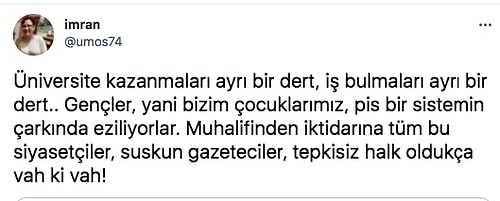 İntihar Eden 24 Yaşındaki Gencin AKP'ye ve Tayyip Erdoğan'a İsyan Ettiği Sosyal Medya Paylaşımı