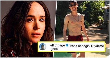 Trans Bir Birey Olduğunu Açıklayan Elliot Page Cinsiyet Geçişinden Sonra İlk Kez Mayolu Poz Verdi!