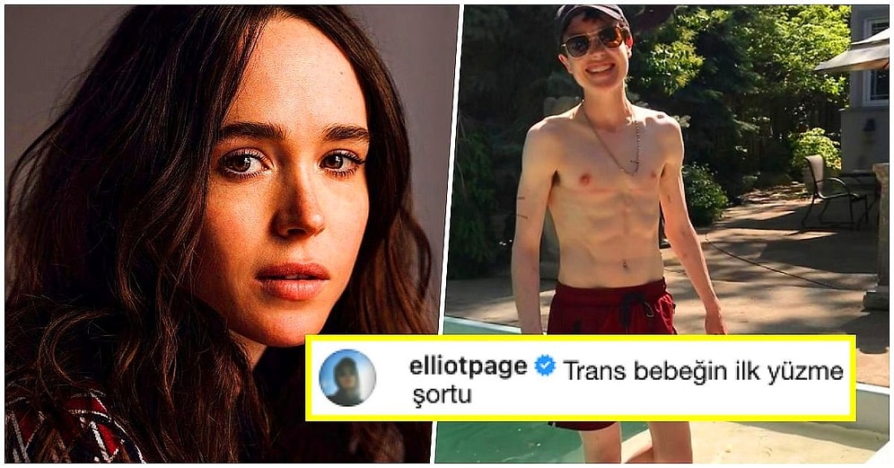 Trans Bir Birey Olduğunu Açıklayan Elliot Page Cinsiyet Geçişinden Sonra İlk Kez Mayolu Poz Verdi!