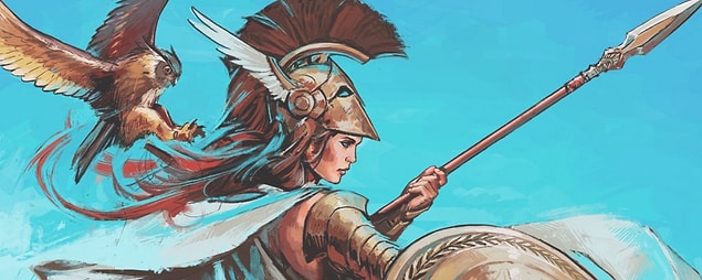 Athena çıktın!