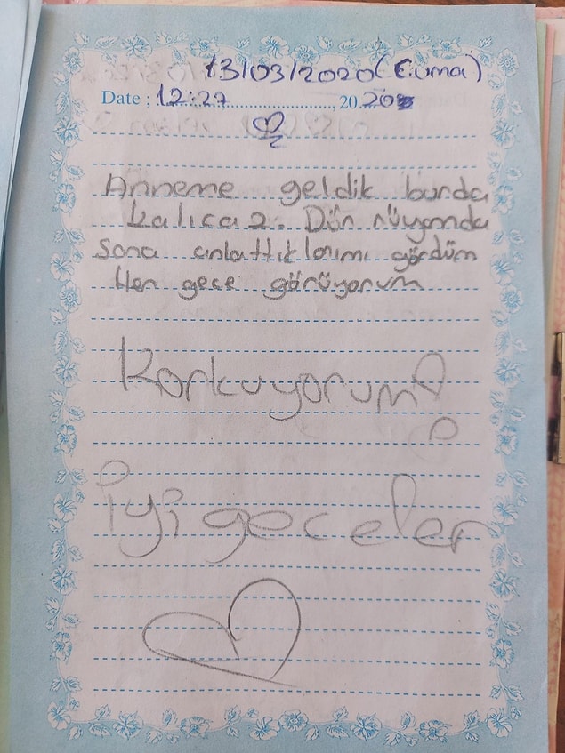 "Korkuyorum"
