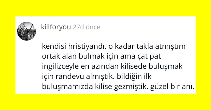 Sevgilinle/Eşinle İlk Buluşmada Gittiğiniz En Acayip Yeri Bizimle Paylaş, İçeriğini Yapalım!