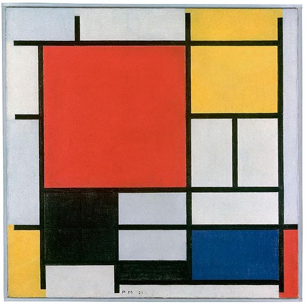 16. Baktığınız anda size iyi bir Tetris oyununu anımsatıyorsa bu Mondrian'dır.