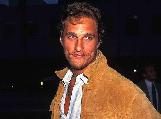 Matthew McConaughey asla deodorant kullanmıyor.