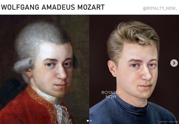 Всемирно известный композитор Вольфганг Амадей Моцарт...