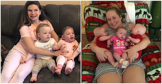 Мать тройни побила рекорд, родив одного из своих детей за пять дней раньше (фактически в другую декаду)