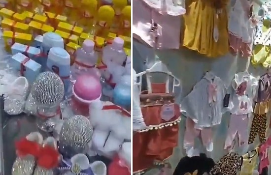 Çocuğa Dükkan mı Açtınız? Doğacak Çocuk İçin Alışveriş Yapan Ailenin Dikkat Çeken Görüntüleri