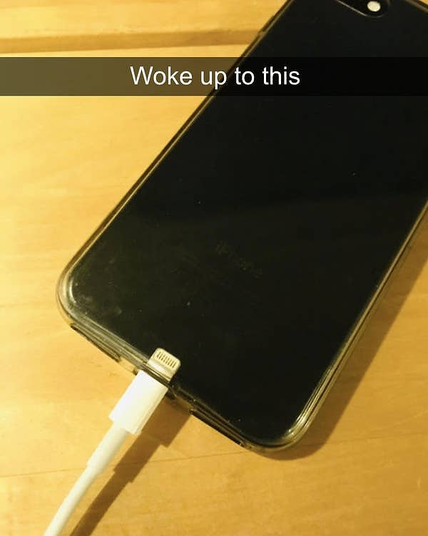 5. "Я увидел это, когда проснулся."