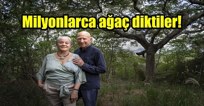 4 Milyon Ağaç Dikerek Çorak Araziyi Yemyeşil Bir Orman Haline Dönüştüren Yeşil Aşığı Çift