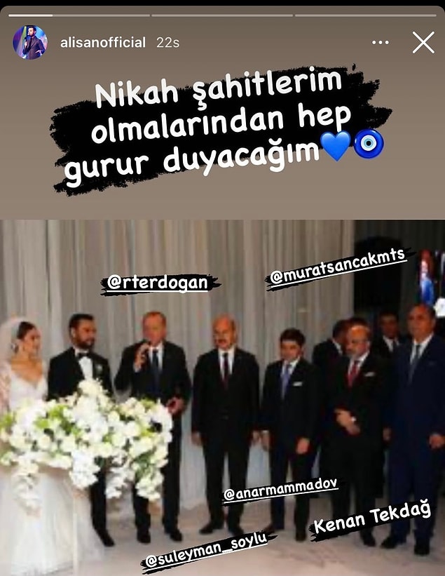 Bugünse sosyal medya hesabından yaptığı paylaşımla Soylu'ya destek verdiğini açıklamış oldu.