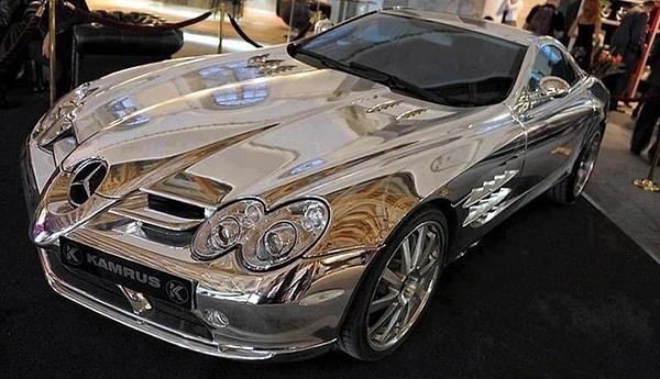 5. Dubai'de belki yüzlerce Mercedes vardır ama muhtemelen hepsi süslüdür.