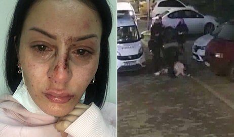 Polis Bir Kadını Yere Yatırıp Dövdü, Diğer Polisler Seyretti