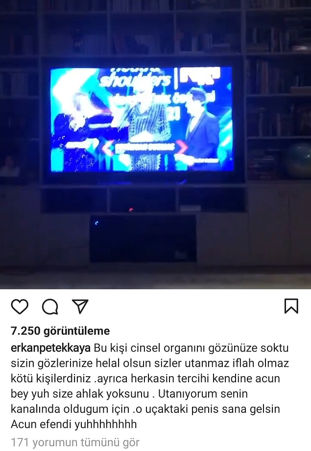 Kerimcan'ın daha önce çıkan uçakta cinsel organını gösterdiği iddialarından girip, Acun Ilıcalı'ya kadar herkese sinirini kustu.