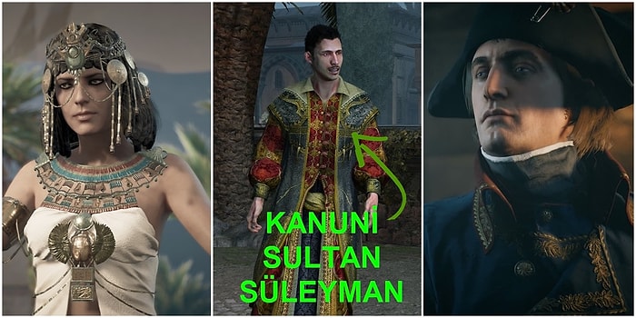 Kimi Zaman Bir Tarih Dersi Niteliğindeki Assassin's Creed Serisinde Karşımıza Çıkan 13 Tarihi Kişilik