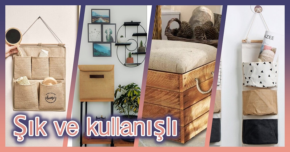 Eşyalarınız İçin Yer Açarken Dekoratif de Duran 12 Düzenleyici