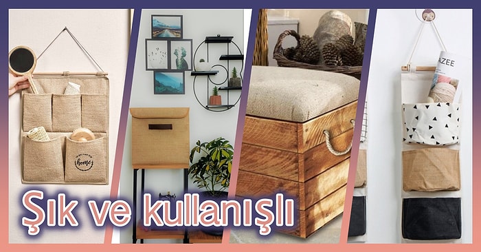 Eşyalarınız İçin Yer Açarken Dekoratif de Duran 12 Düzenleyici