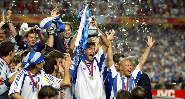 8. Yunanistan'un 2004 Avrupa Şampiyonası'ndaki mucize şampiyonluğu