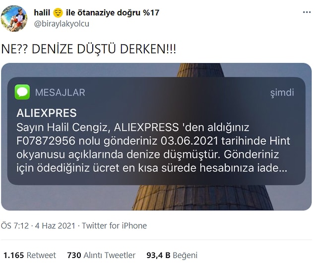 6. Düştü işte sorgulama...
