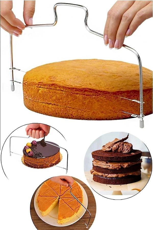 6. Kusursuz dilimlenmiş kekler ve pastalar...