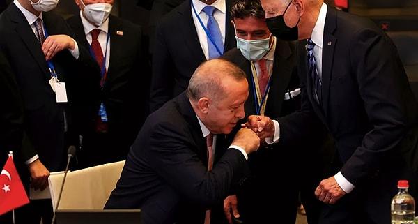 Zirvenin ardından Birleşik Krallık merkezli Financial Times, Erdoğan ve Biden’ın bir fotoğrafını manşetinde kullandı.