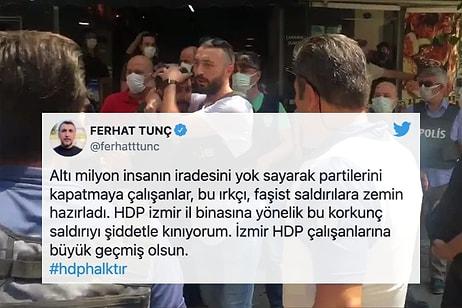 İzmir'de HDP'li Deniz Poyraz'ın Öldürüldüğü Saldırıya Sosyal Medyada Tepki Yükseldi