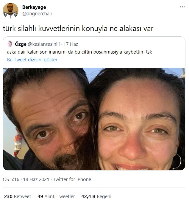 1. TSK'yı aşk konularına alet etmeyelim lütfen.