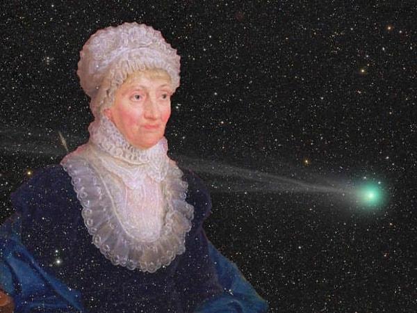Böylece Caroline Herschel, erkek gökbilimcilerin bir ücret alamadığı bir dönemde bilimsel çalışmaları ile para kazanan ilk kadın oldu.